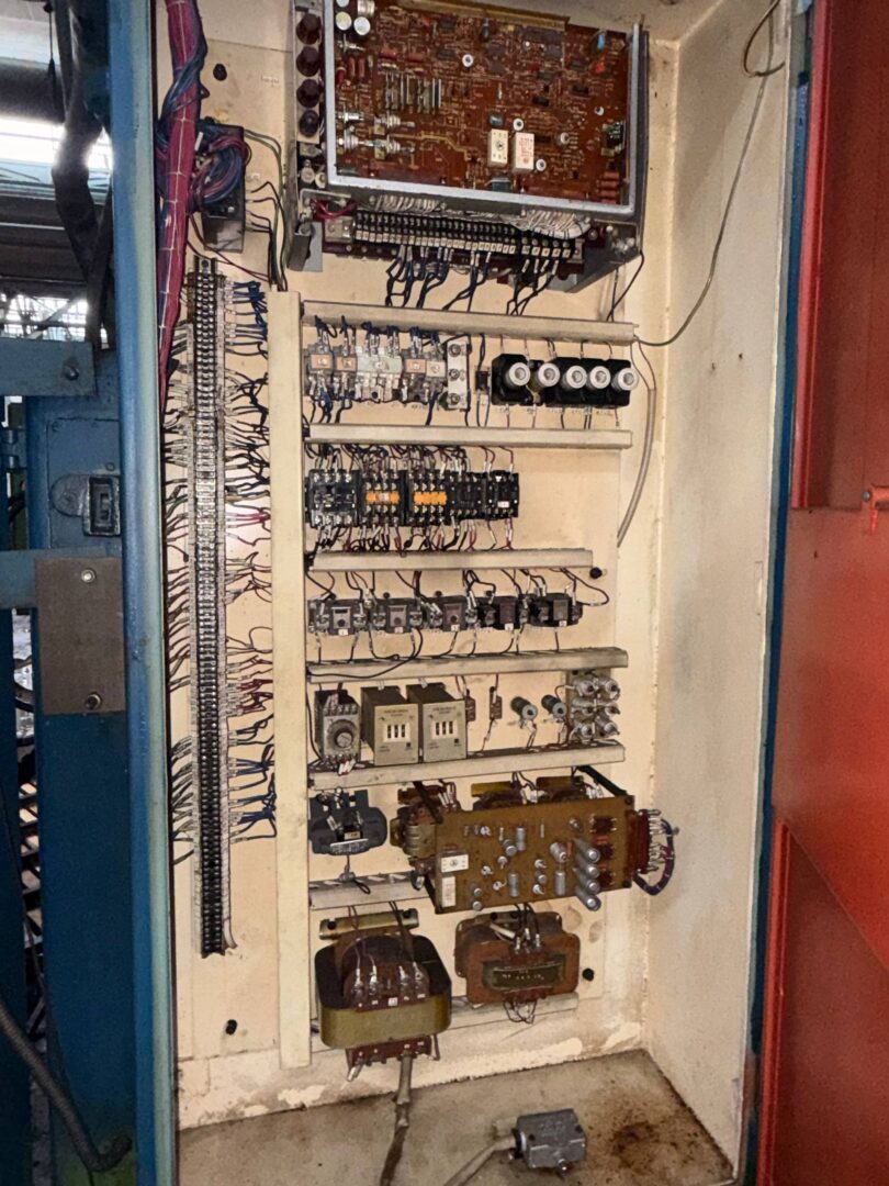 Зубошевинговальный станок авс 02 3009 (48203), инв. № 48203 — электрошкаф